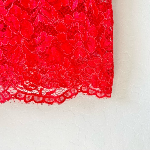 Arrogant Cat London Red Crochet Lace Bodycon Dress, Size 10, Excellent Condition - Picture 10 of 12